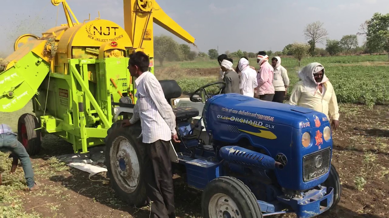 NJT Ground nut multicrop thresher (new Jagjeet thresher) rubalsaggu +919416379801