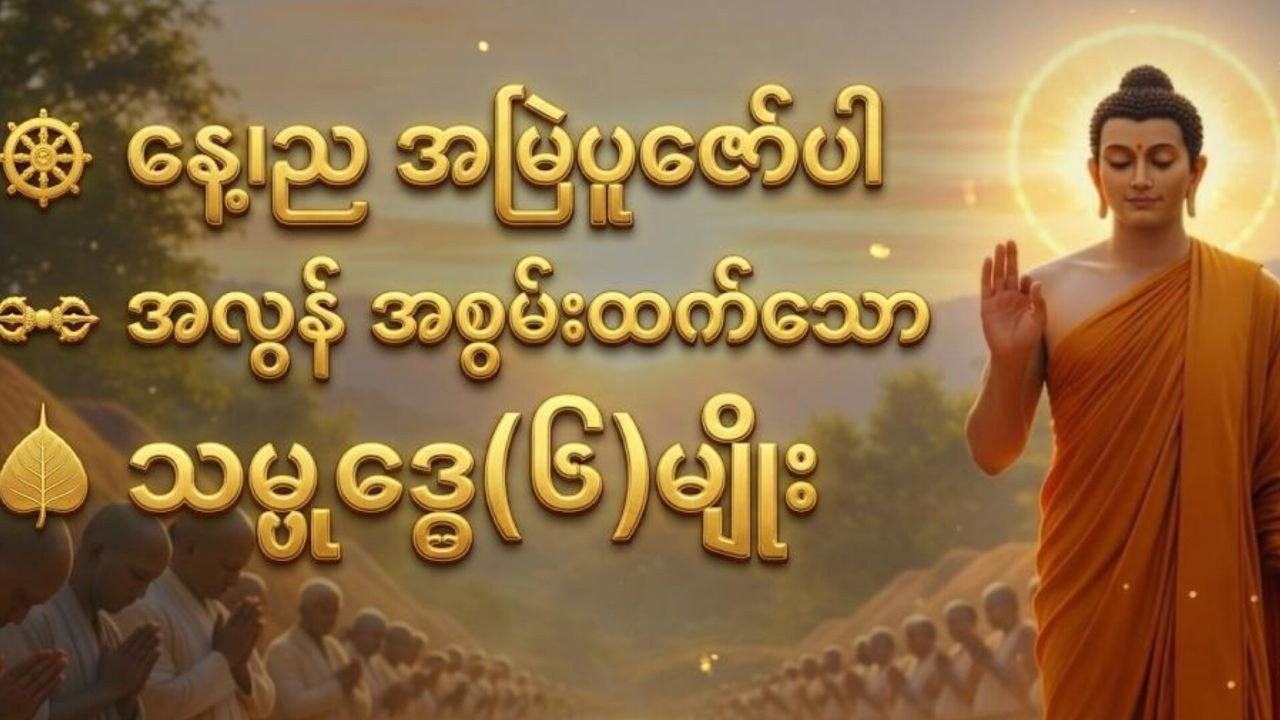 ✅ ​အောက်လမ်းပ​ယောဂမှန်သမျှ အ​နှောက်အယှက်မ​ပေးနိုင်​သော အန္တာရယ်ကင်း စီးပွားတက် (သမ္ဗု​ဒ္ဓေ(၆)မျိုး)