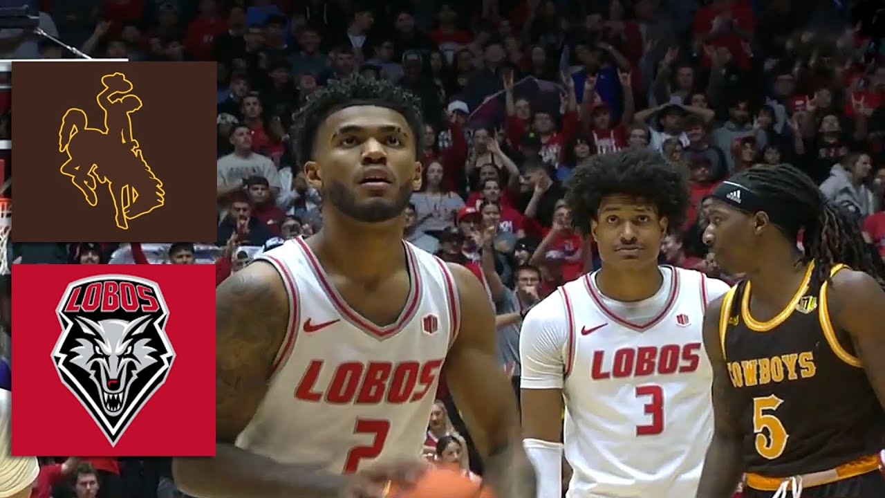Wyoming vs New Mexico Men's College Basketball Highlights Full Game, Feb 12 2025