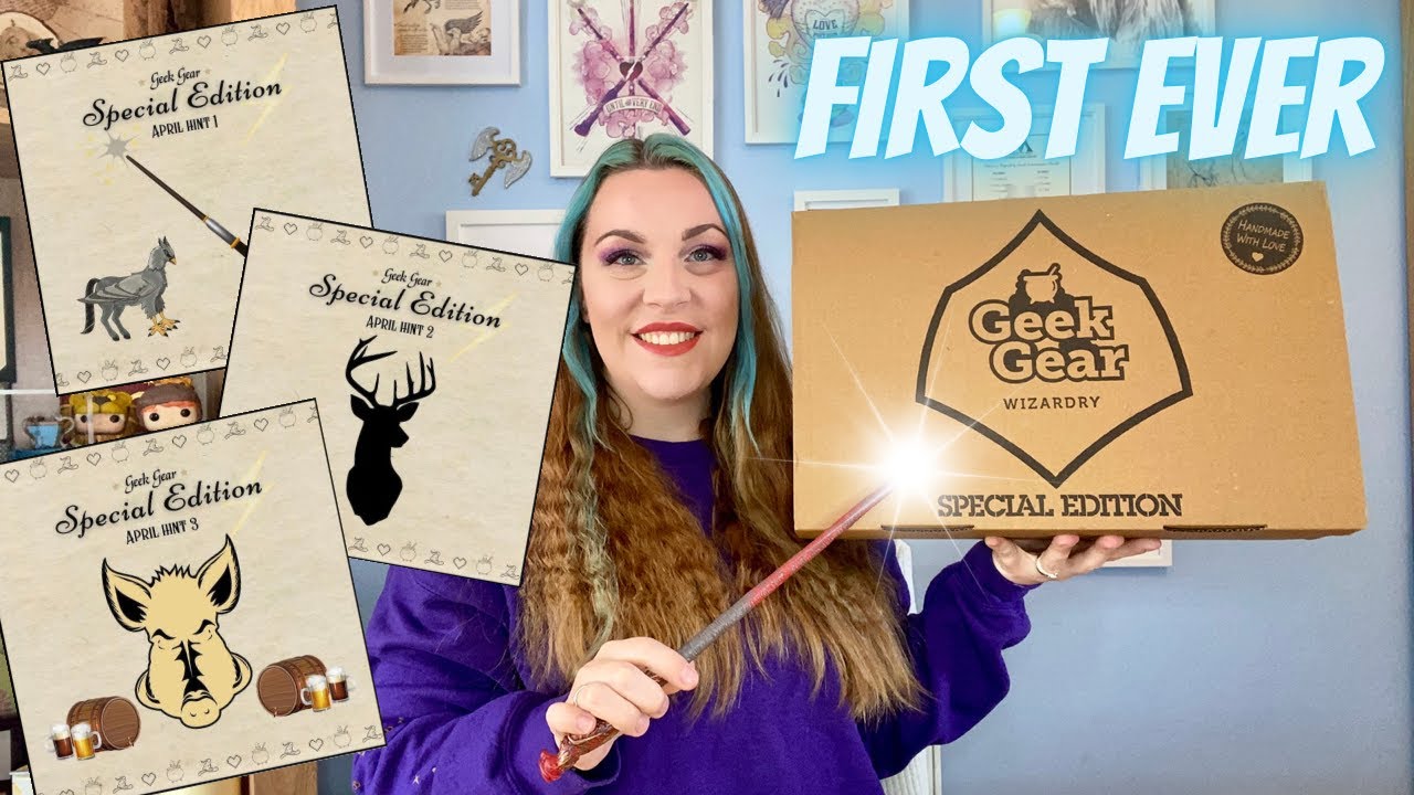 April Geek Gear Special Edition Unboxing -  Harry Potter