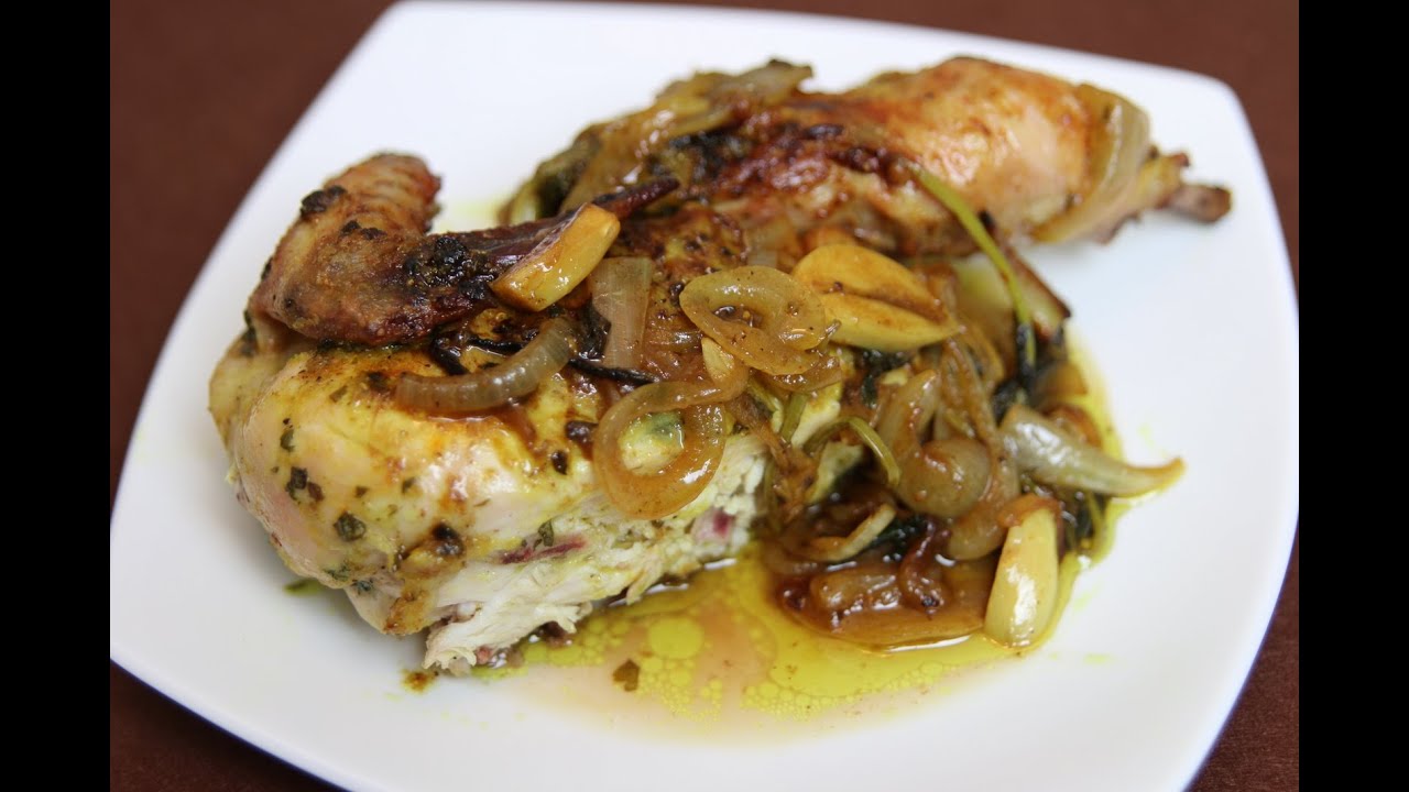 Simple Roast Chicken Recipe - CookingWithAlia - Episode 329