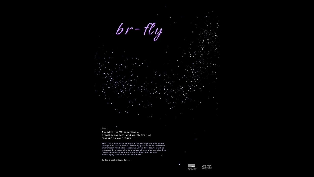 BR-FLY: A meditative VR experience: Breathe, connect, and watch fireflies respond to your touch