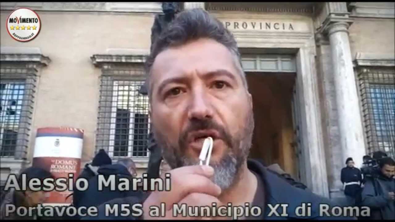 M5SRoma. #MafiaCapitale. Alessio Marini XI Municipio di Roma (12/012015)