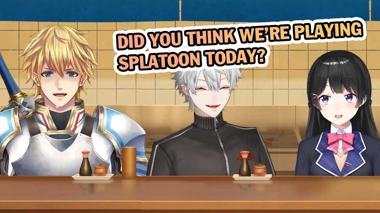 Ex Albio got baited by Splatoon for a call in [Nijisanji/Kuzuha/Tsukino Mito]