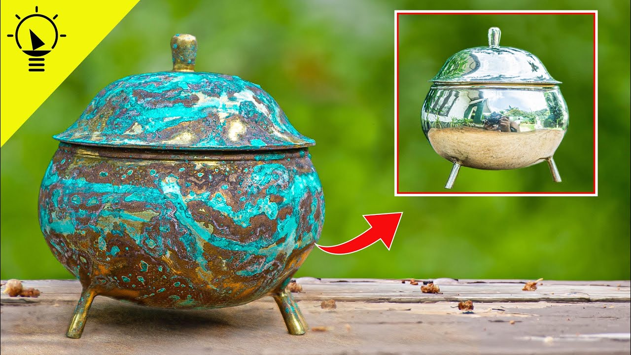 How to Clean a Brass Bowl | Brass Restoration