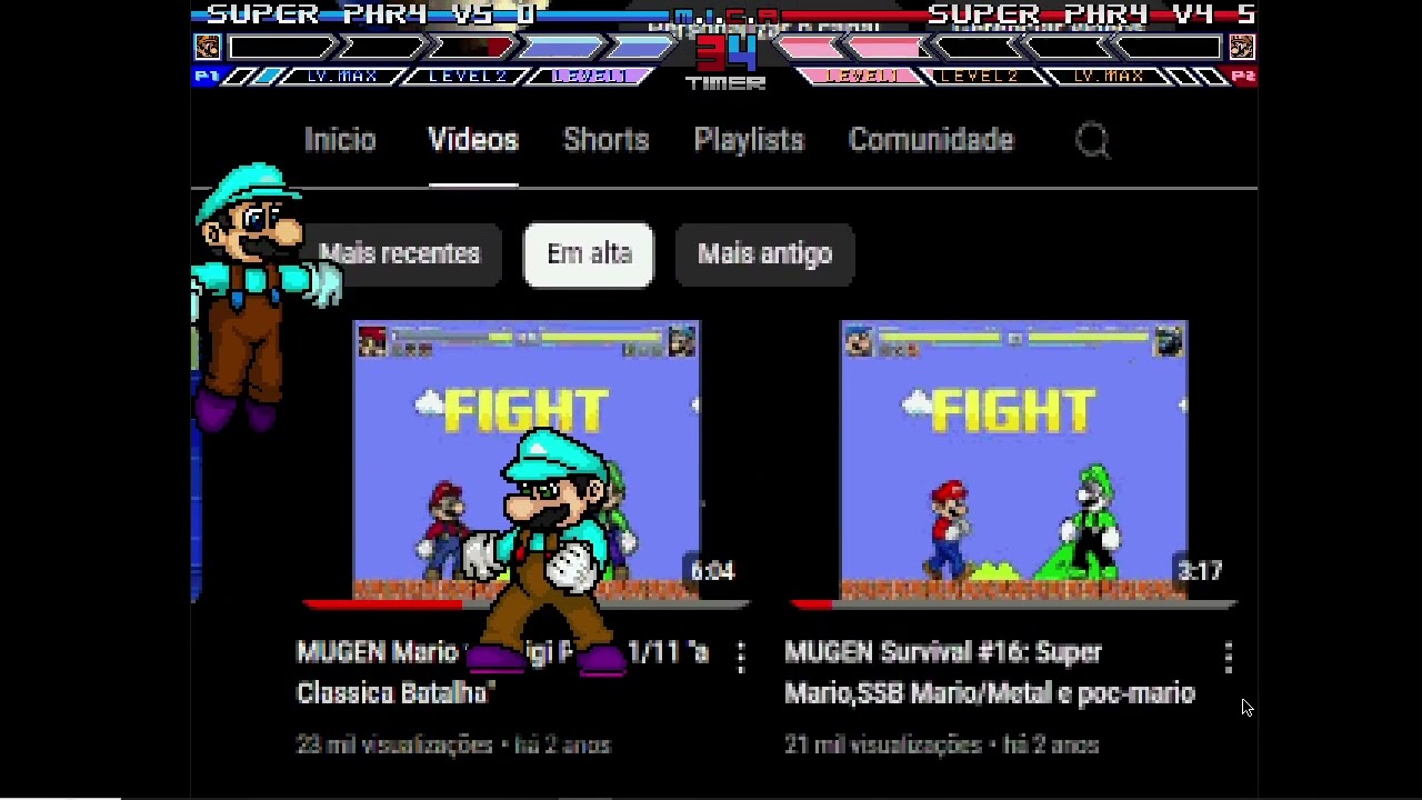 Karane MUGEN Battle #415: Super PHR4 v5.0 vs Super PHR4 v4.5