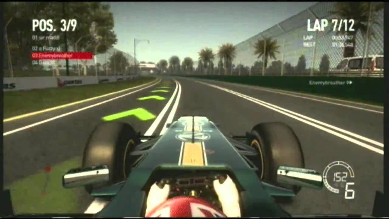 F1 2010: (XBOXLIVE)MULTIPLAYER RACE HD READ DESCRIPTION
