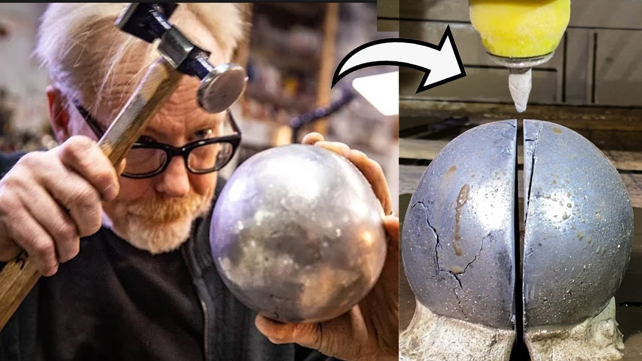 We Cut Adam Savage&rsquo;s Foil Ball In Half