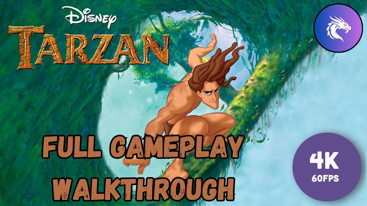 Disney's Action Game Tarzan Full Gameplay Walkthrough (No Commentary)