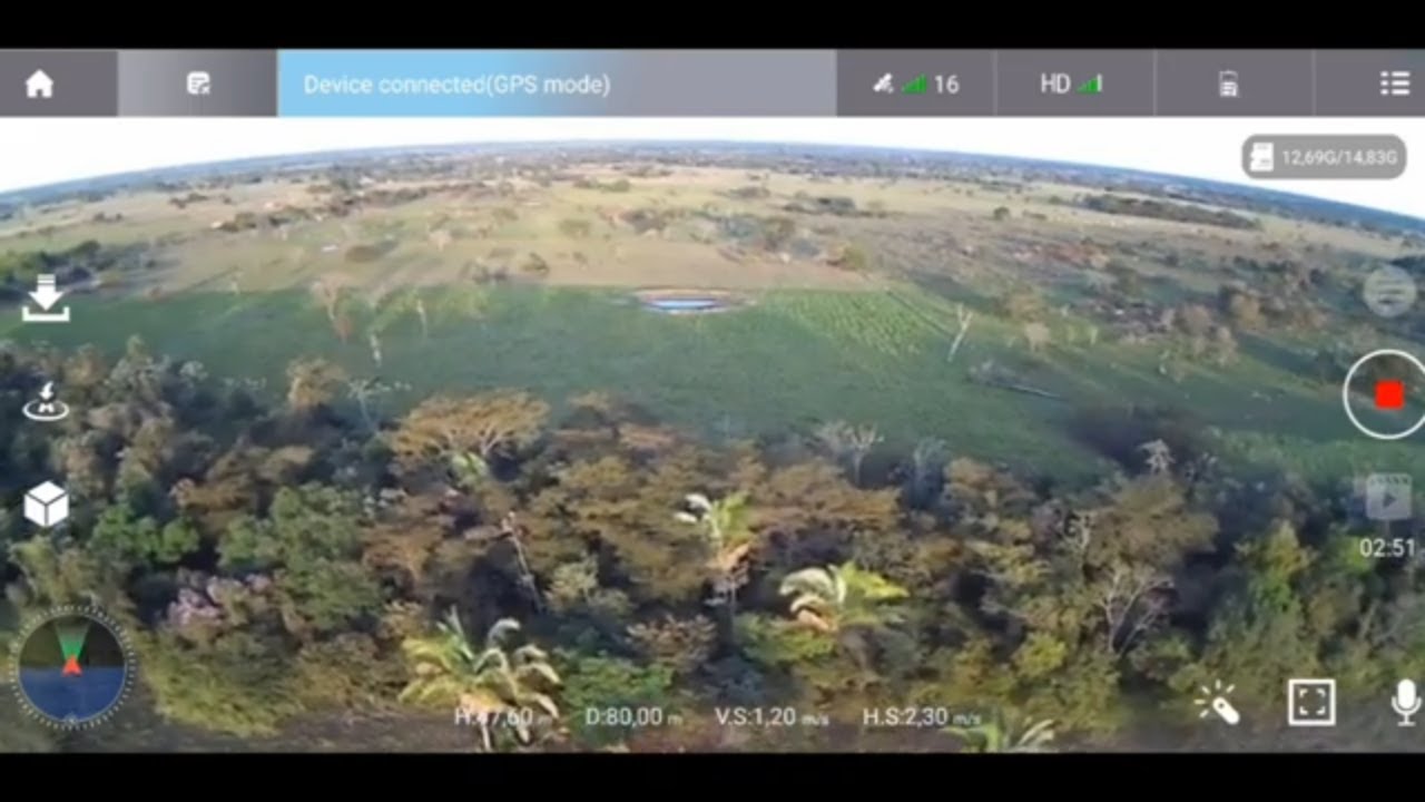 Filmando com DRONE KF102 - O Drone Quase CAIU