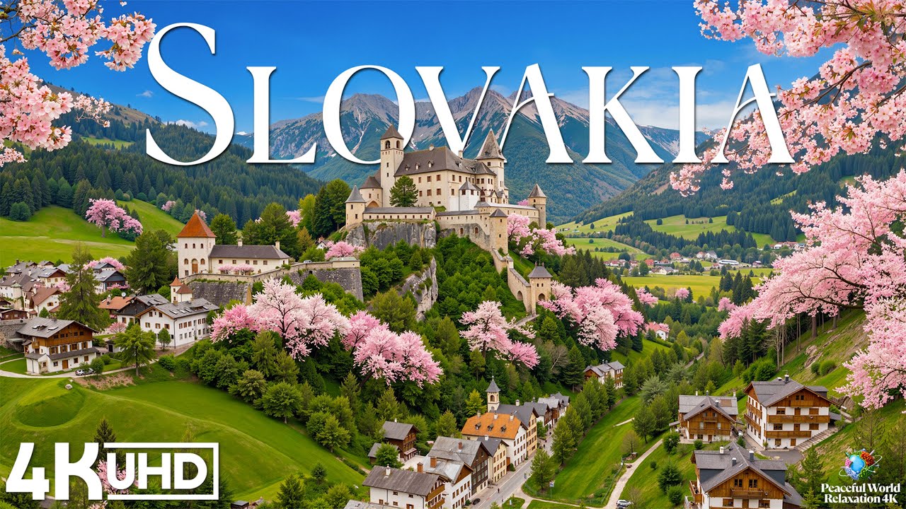 Словакия 4K 🇸🇰 | Скрытая жемчужина Европы – замки, горы и живописная природа
