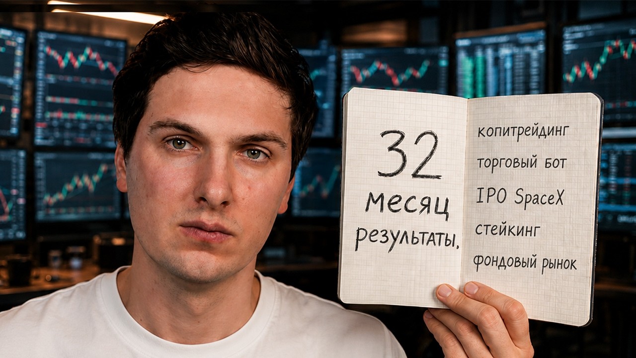 32 Месяц Торговли Показываю Результаты Копитрейдинга Торгового Бота и Фондового Рынка