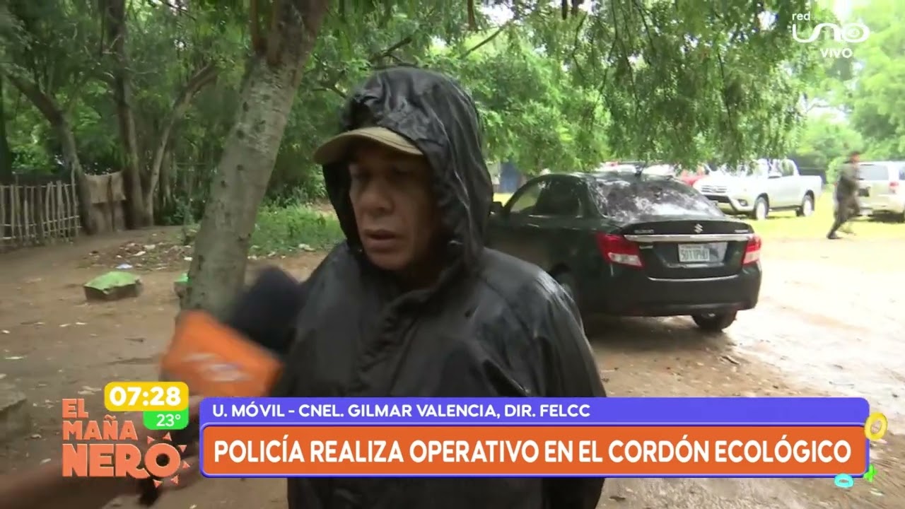 Policía realiza operativo en el Cordón ecológico
