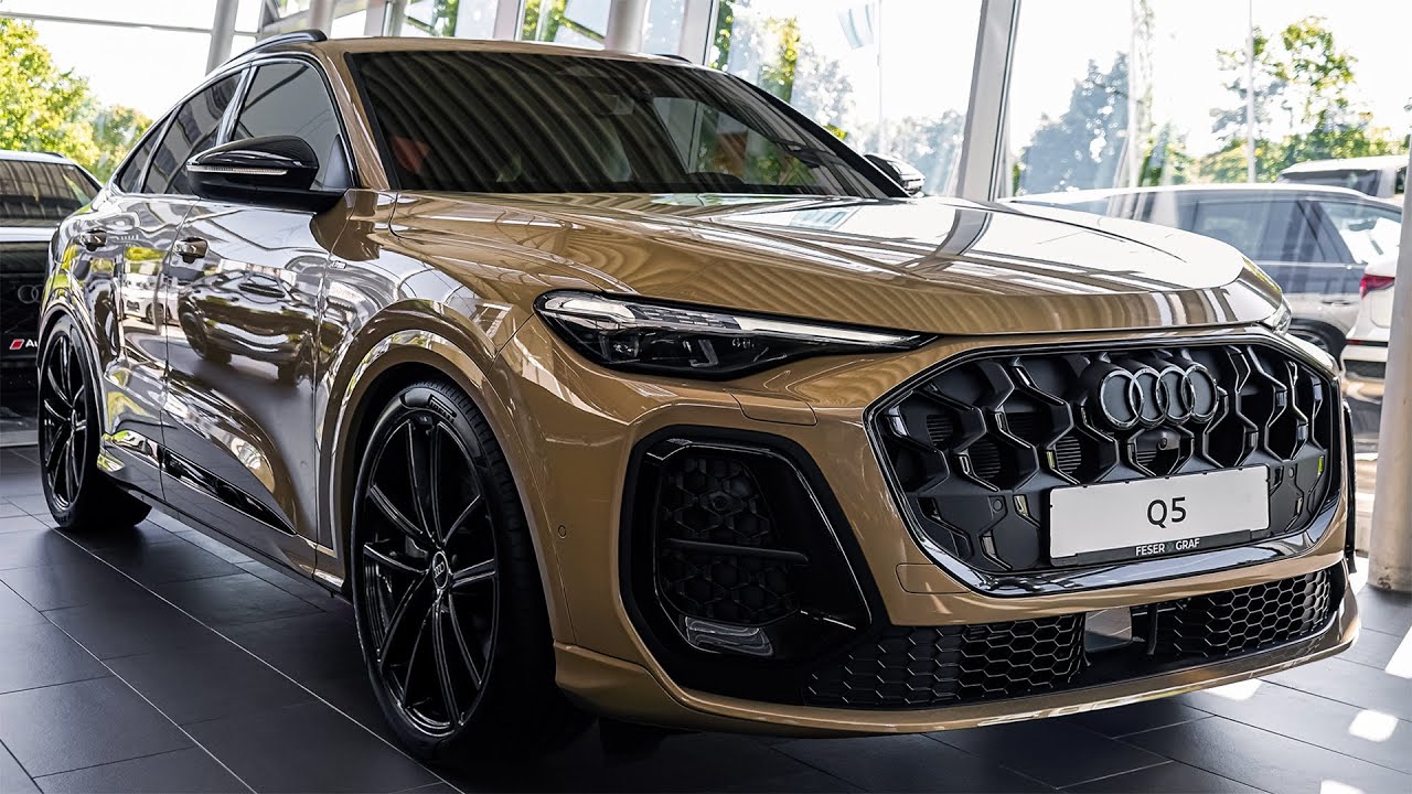 New 2026 Audi Q5 Sportback S line in Sakhir Gold - Interior & Exterior Walkaround
