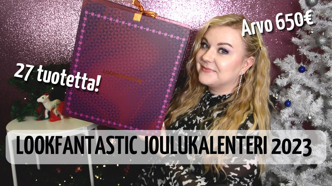 LOOKFANTASTIC JOULUKALENTERI 2023 | Unboxaus