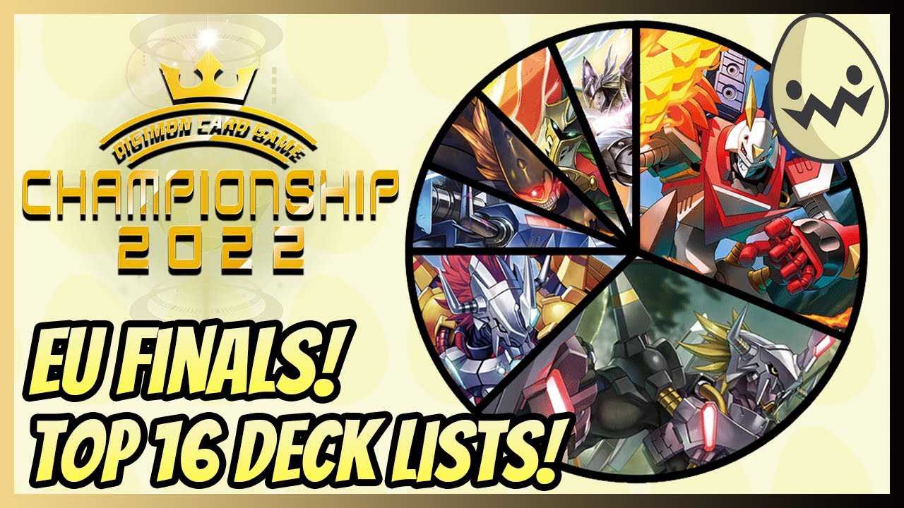 Digimon Card Game: EU 2022 Finals Top 16 Deck Lists