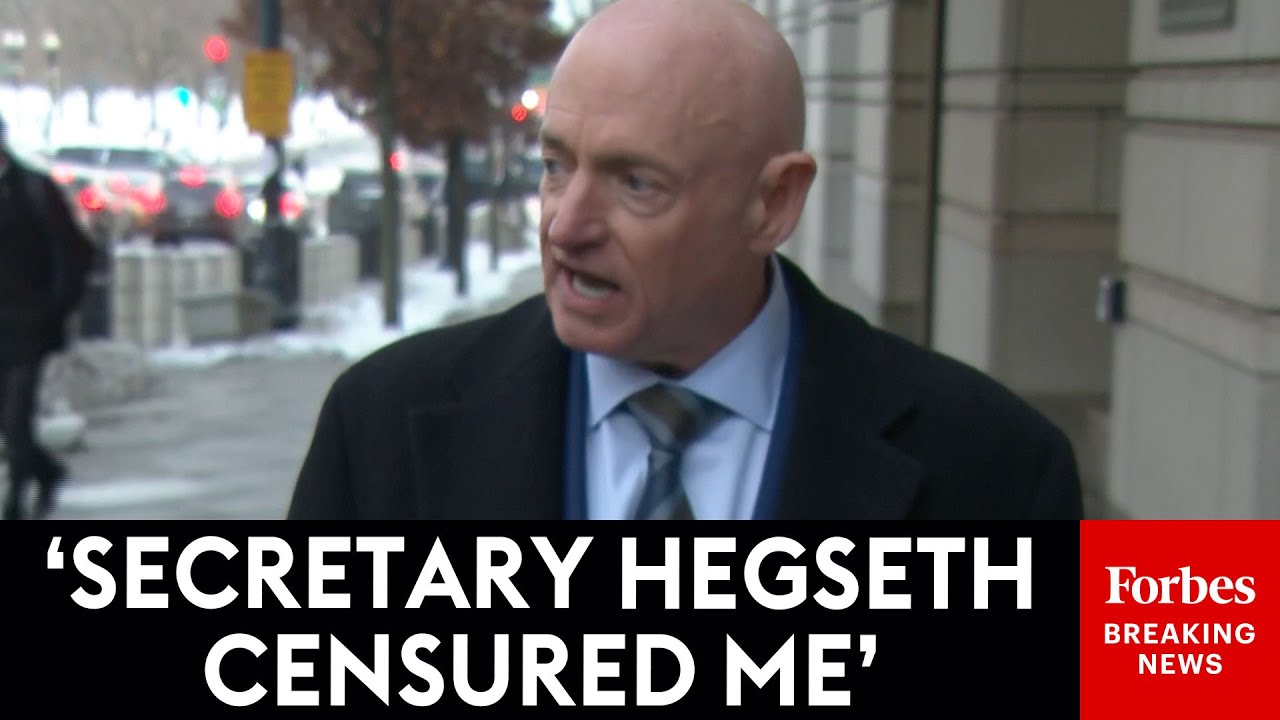 Mark Kelly Speaks Publicly After Court Hearing Over Hegseth Censure