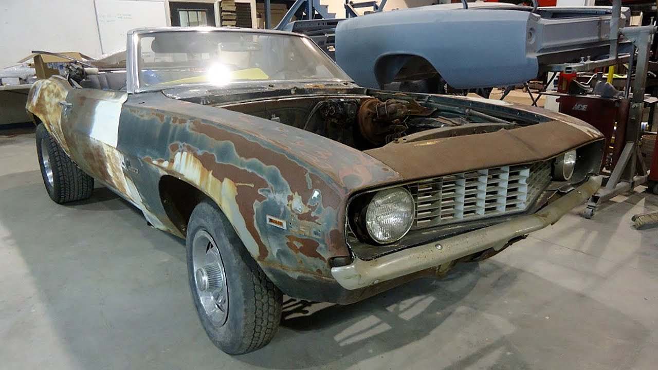 1969 Chevrolet Camaro RS/SS 396 Z11 Convertible Indianapolis Official Pace Car Restoration Project