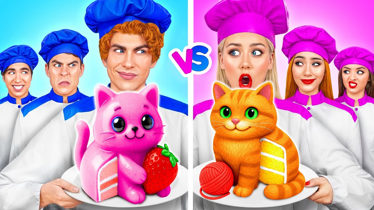 Кулинарный Челлендж: Мальчики VS Девочки | Эпичная Битва с Едой от Mega DO Challenge