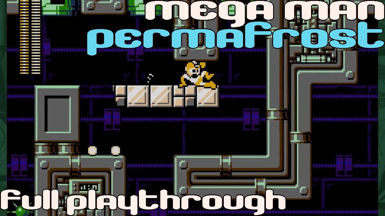 mega man permafrost - full playthrough (commentated)