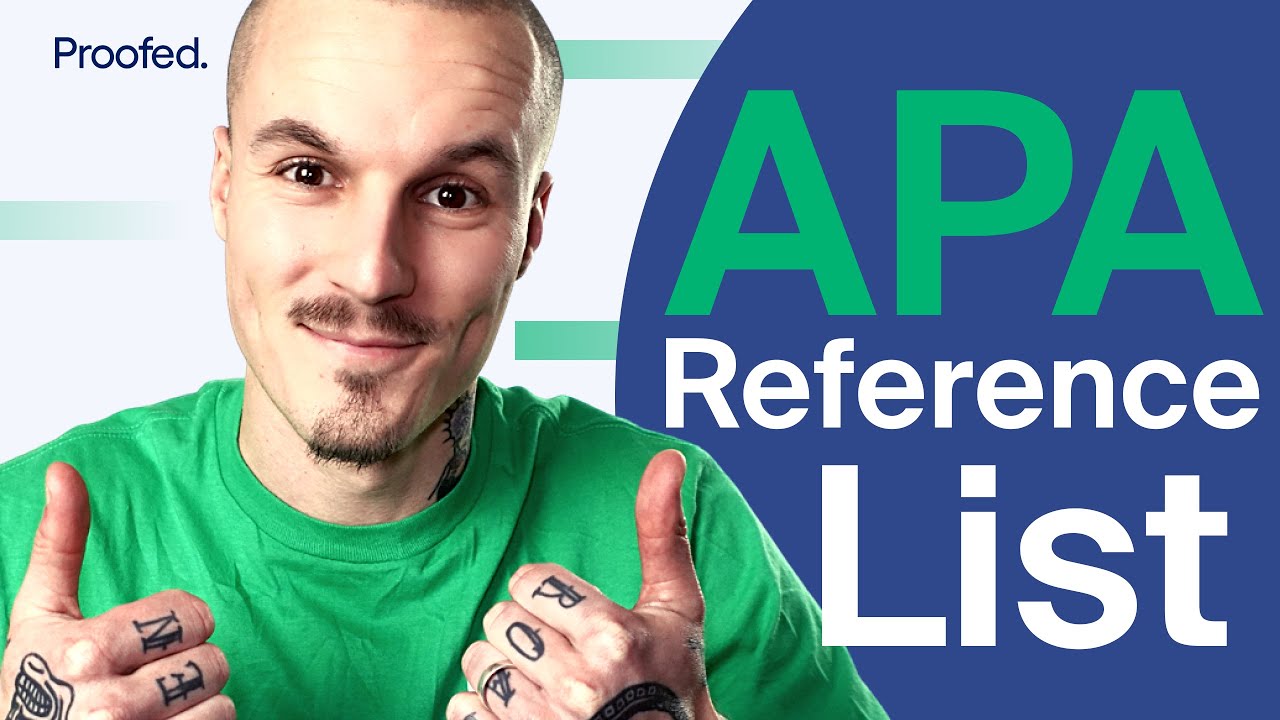 How to Format Your Reference List in APA