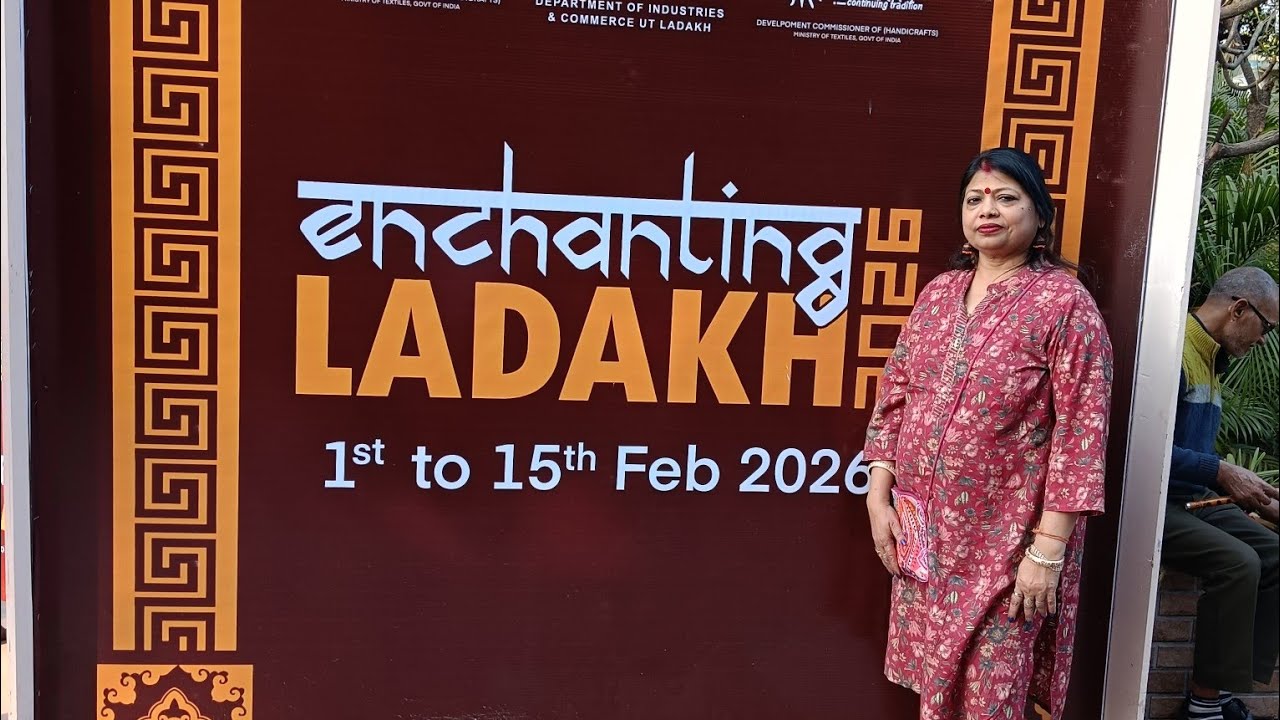 Valentine's day per Delhi haat ki sair (ladhakh mahotsav)(Delhi 2026))