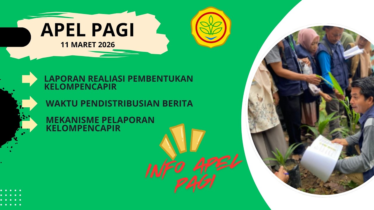 CARA PELAPORAN DIAPLIKASI KELOMPENCAPIR #penyuluhanpertanian #penyuluhan #apelpagi