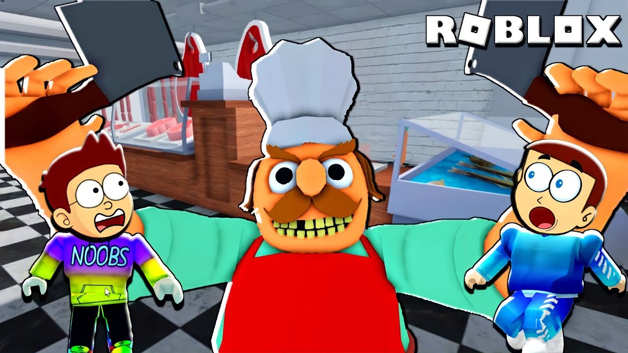 Roblox Mr Pickles Butcher Run | Shiva and Kanzo Gameplay