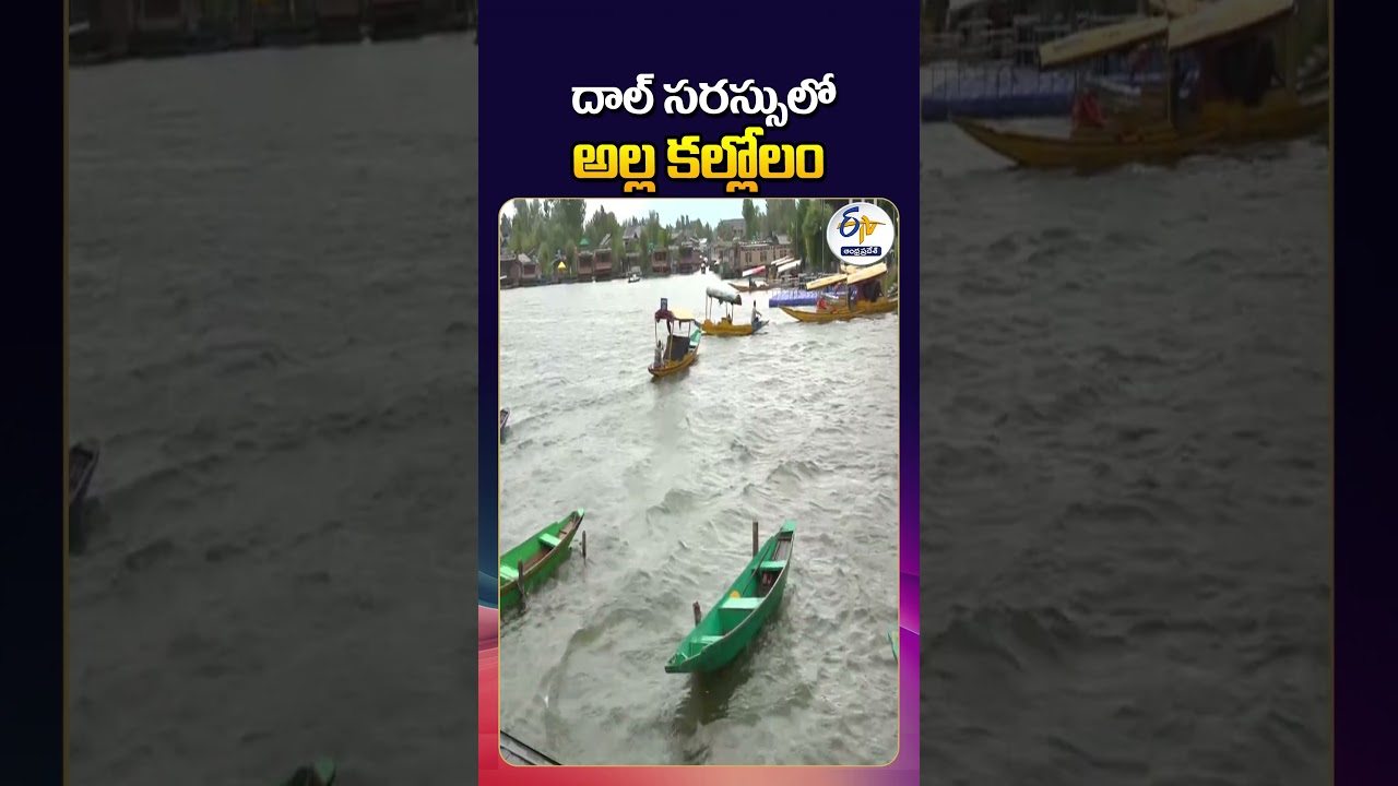 Dal Lake Tourists Rescued Amid Heavy Storms in Kashmir