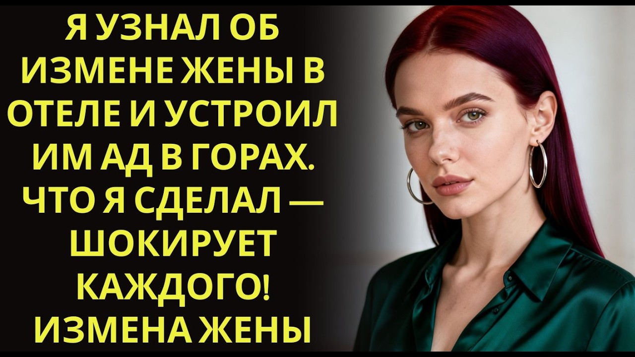 Я узнал об измене жены в отеле и устроил им ад в горах  Что я сделал — шокирует каждого! Измена