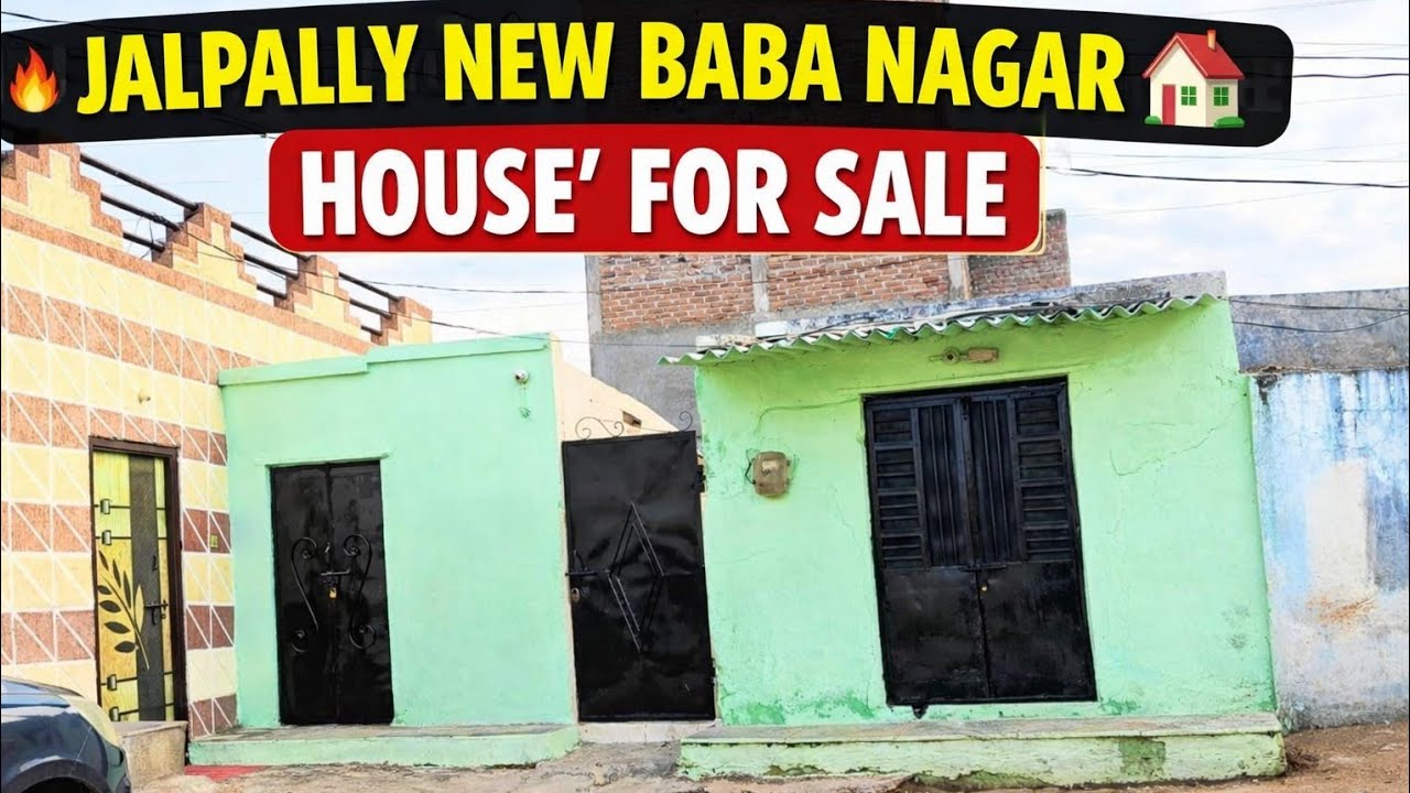 Hyderabad 🔥 Jalpally New Baba Nagar 😱House For Sale Registered Tax Paid 💰