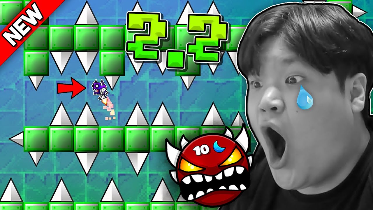 ИГРА В ПЛАТФОРМЕР ЭКСТРЕМАЛЬНЫЙ ДЕМОН и т.д. | Geometry Dash 2.2