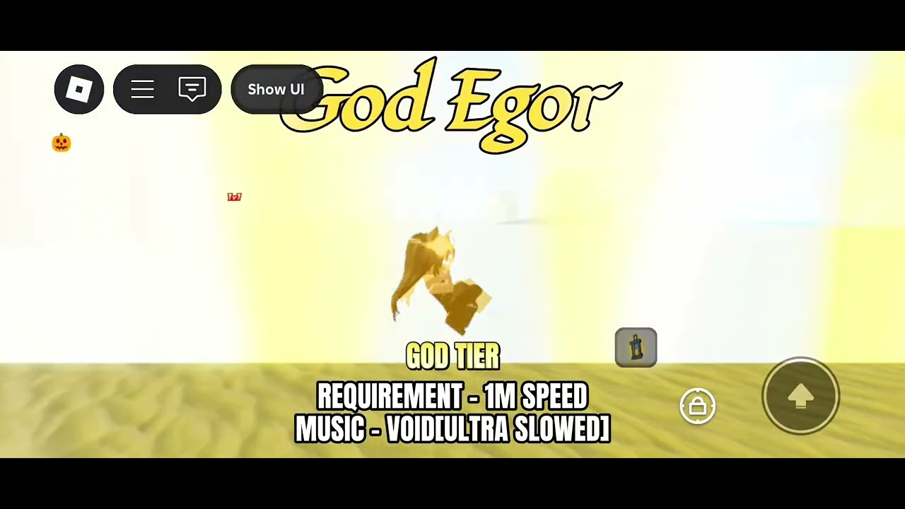 Showcasing all phases of God Speed | Roblox egor game 