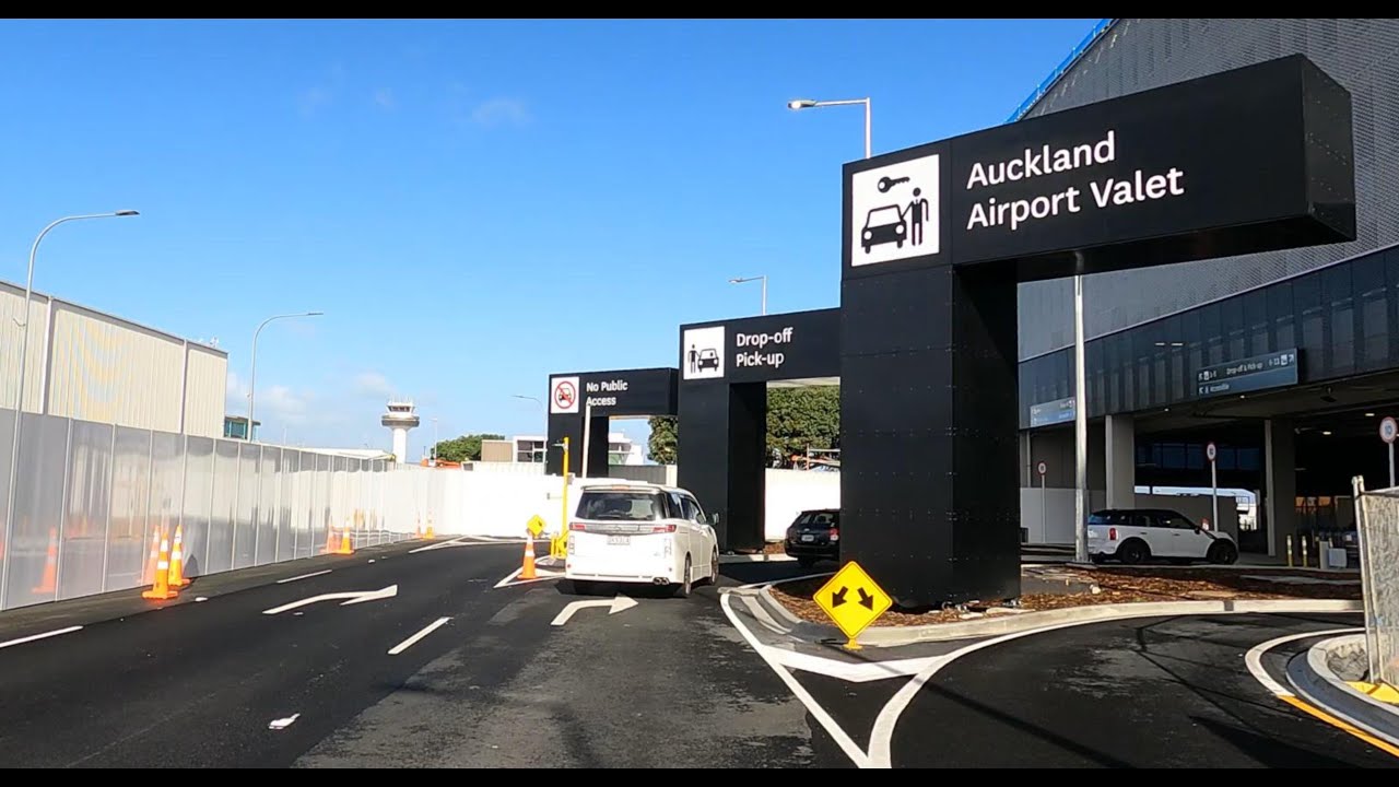 AUCKLAND AIRPORT NEW PICKUP DROPOFF LAYOUT
