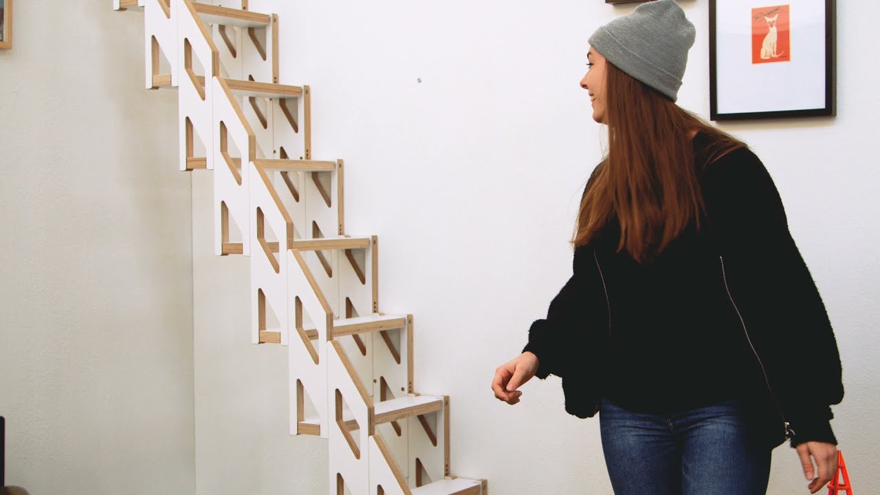 Klapster - folding stairs for small appartments