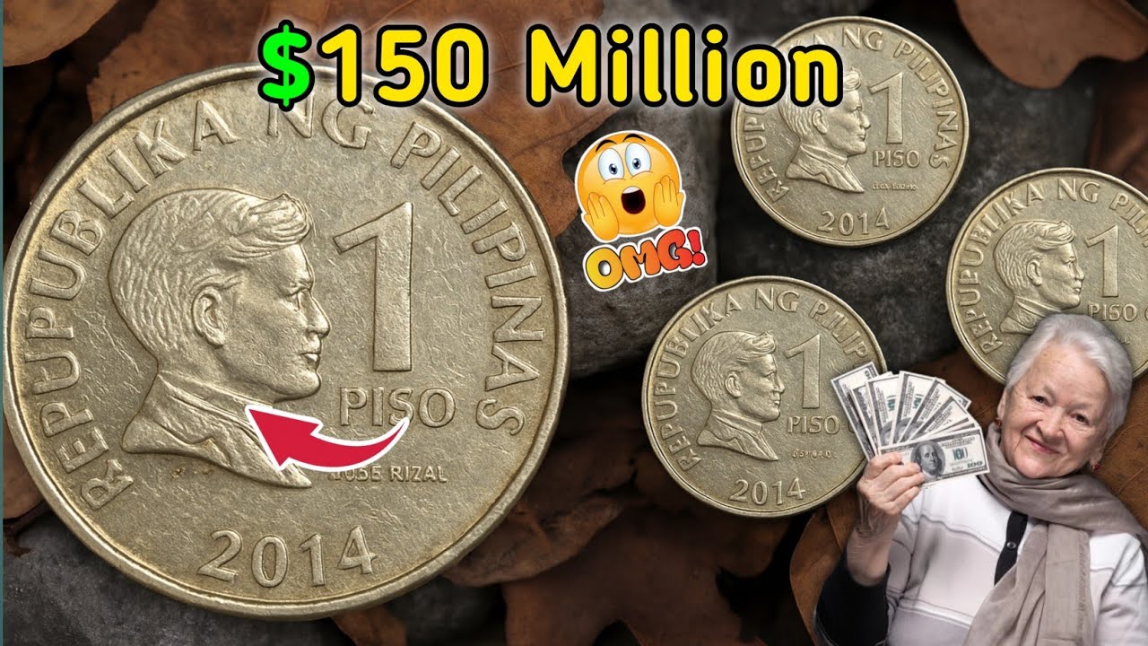 Филиппинская монета 1 песо 2014 года стоит 400 миллионов долларов? | Редкая монета шокирует колле...