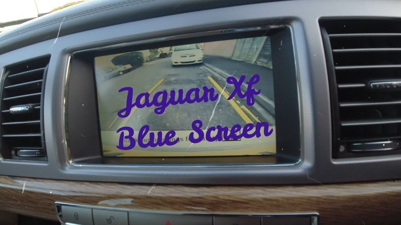 Jaguar XF Reversing Camera ( Blue Screen) save money on dealer prices. DIY