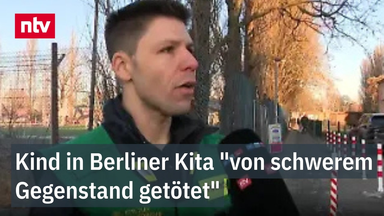 Kind wurde in Kita "von schwerem Gegenstand getroffen" - Tragischer Todesfall in Berlin | ntv