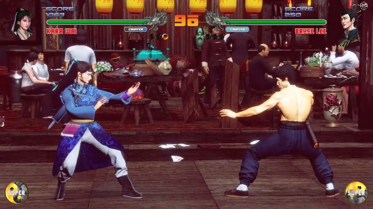 👽Shaolin vs Wutang 2 - Bruce Lee vs Kara Wai : Legendary Difficulty👽