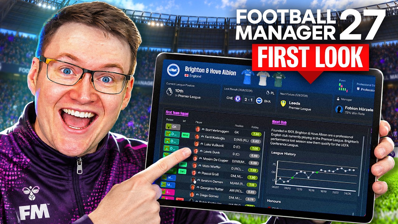 Football Manager 27 выглядит СОВСЕМ иначе...