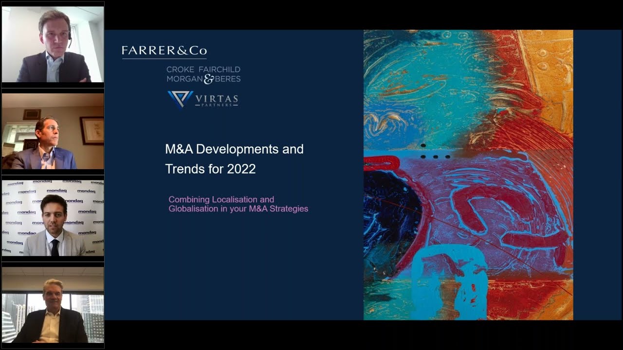 Webseminar: Private Equity backed, cross-border M&A themes and trends