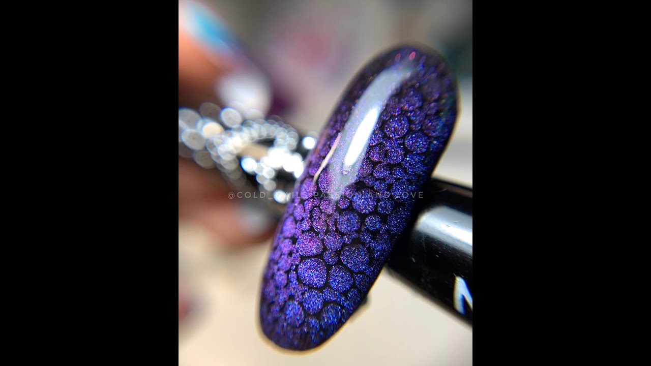 Nail Art Effetto bolle con Cat Eye 5D 😍