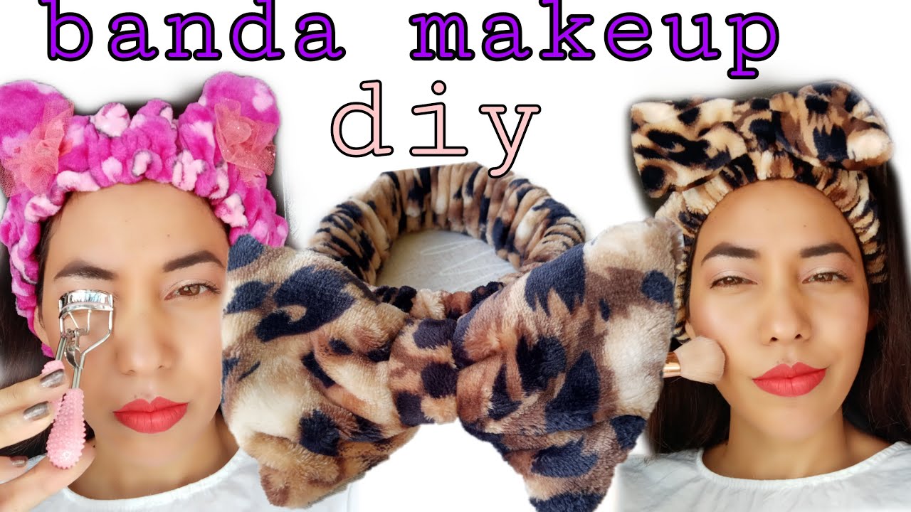 🧖‍♀️DIY como hacer una banda para maquillaje a mano paso a paso fácil 💅DIY diadema makeup ,tiara spa