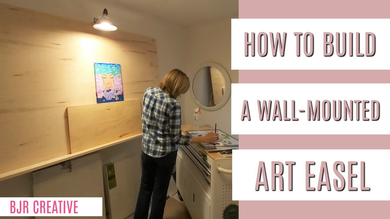 How to Build a Wall-Mounted Artist Easel | DIY Build | Home Art Studio