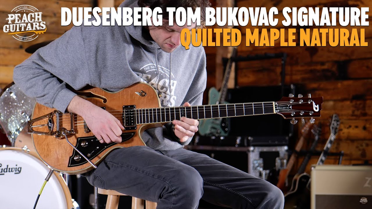 No Talking...Just Tones | Duesenberg Artist Alliance Series Guitars | Tom Bukovac - Natural