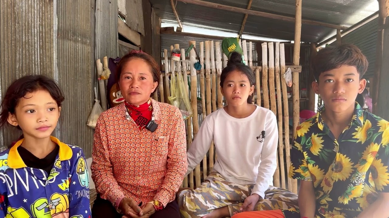 #1829 បងស្រីវុធភុនអាណិតកូនទាំងបីនិយាយមិនកើត