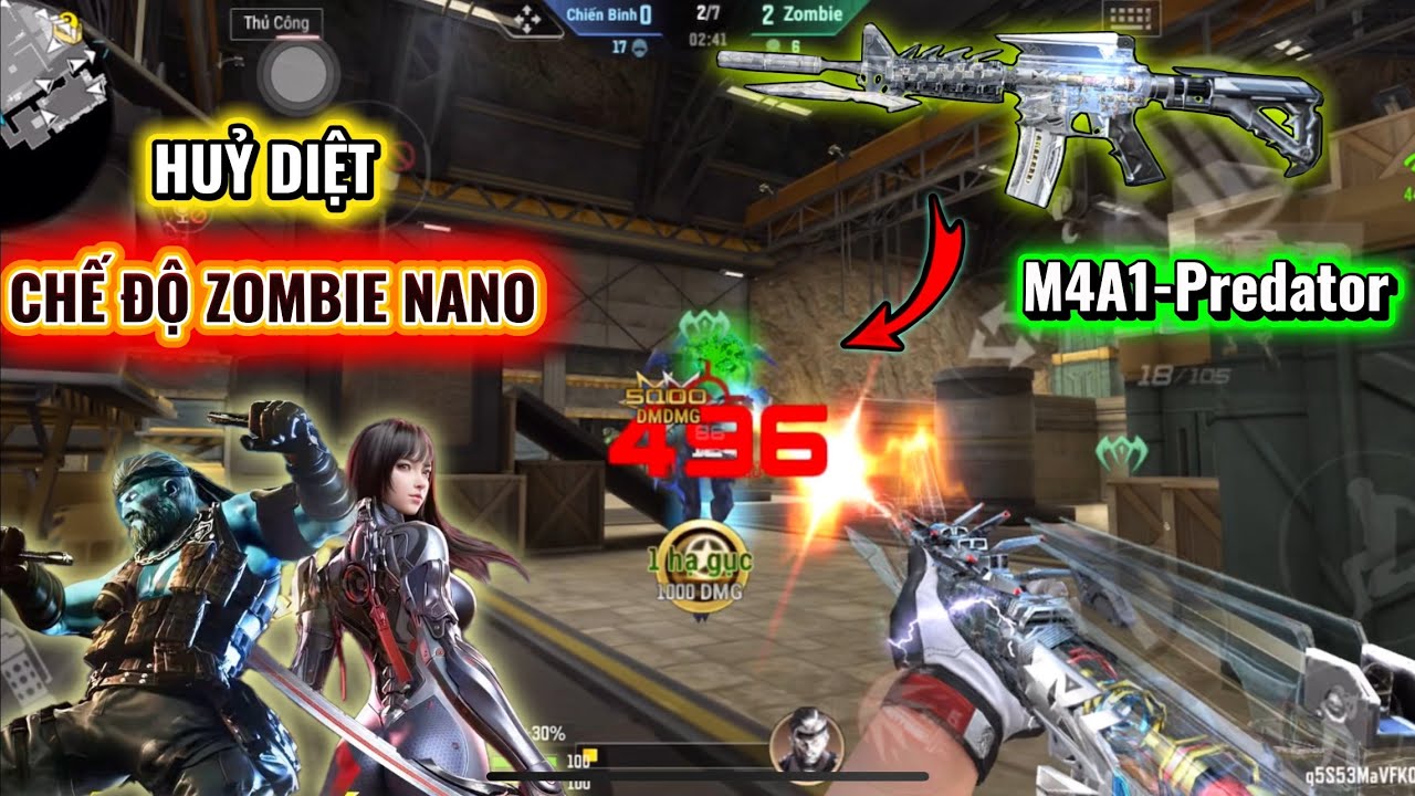 M4A1-Predator Huỷ Diệt Chế Độ Zombie Nano Và Cái Kết