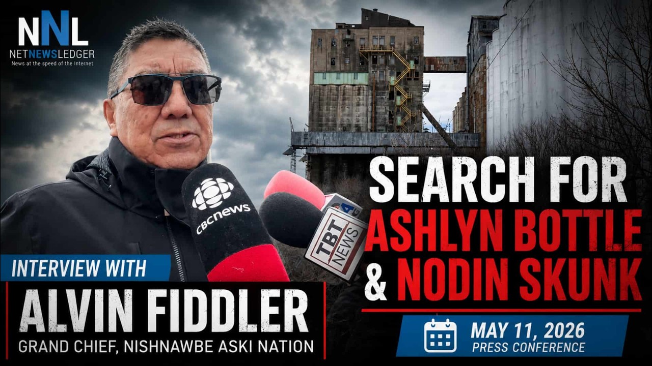Grand Chief Nishnawbe Aski Nation Alvin Fiddler at May 11 Press Conference