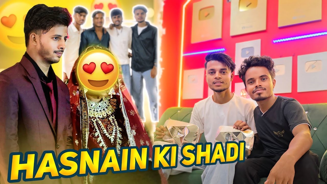 Hasnain Ki Shadi Me Mile Bahut Sare Creators 😍 || Captain Team Yt