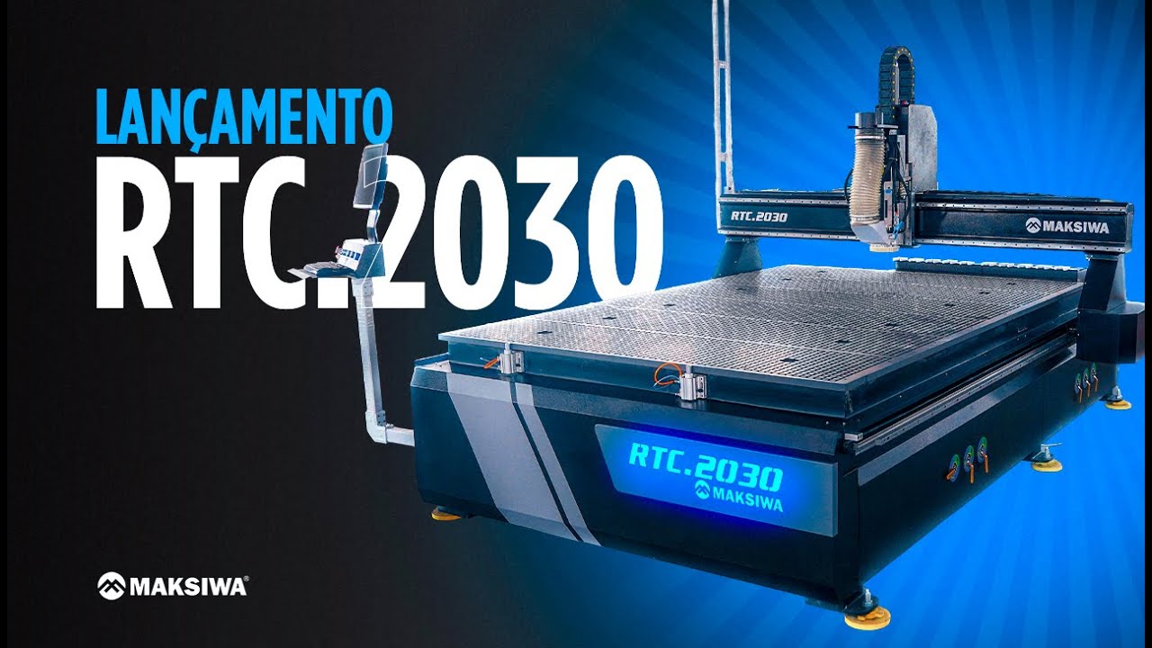Chegou a RTC.2030: a Router CNC que acelera a sua produção!